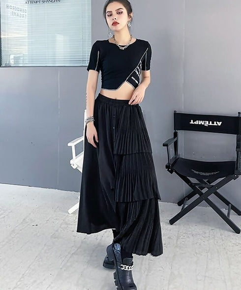 Half Tiered Skirt